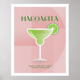 Póster Art Deco Margarita