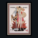 Póster Art Deco Mode Ball 1928 12 x 16 Wall Art<br><div class="desc">Impresión Art Déco de bola de modo - 12 x 16</div>