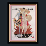 Póster Art Deco Mode Ball 1928 12 x 16 Wall Art<br><div class="desc">Impresión Art Déco de bola de modo - 12 x 16</div>