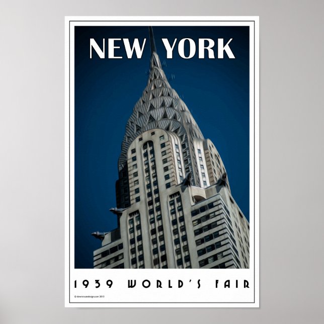 Póster Art Deco New York (Frente)