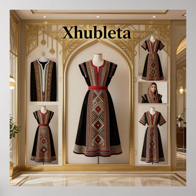 Póster Art Deco Opulence Geometric Patterns 0 HER_XHU_001 (Frente)
