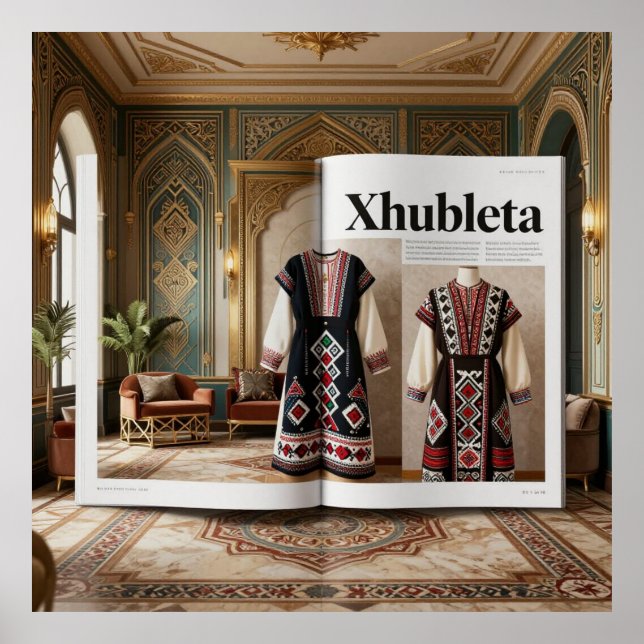 Póster Art Deco Opulence Geometric PatternsIIIHER_XHU_001 (Frente)