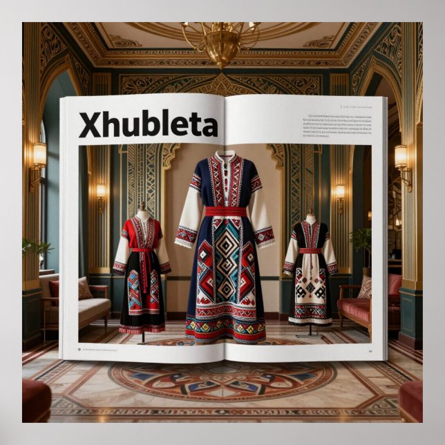 Póster Art Deco Opulence GeometricPatternsVII HER_XHU_001 (Frente)