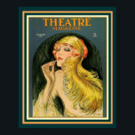 Póster Art Deco Teatro Revista Poster 16 x 20<br><div class="desc">Poster de portada de la revista de teatro de época -16 x 20</div>