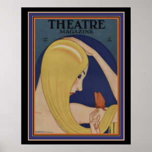 Póster Art Deco Teatro Revista Poster 16 x 20