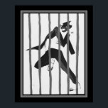 Póster Art Deco "Tumulte Noir Jazz", 1927<br><div class="desc">1927 Art Deco Print by Paul Colin's lithograph" Tumulte Noir Jazz" 16x20 aquí. Otros tamaños y opciones disponibles.</div>