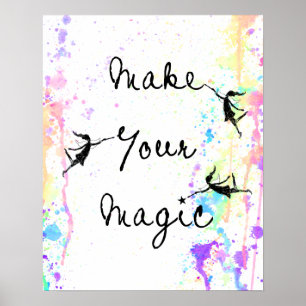 Póster Art Fairies: Make Your Magic Watercolor