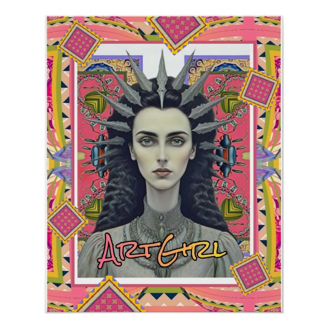 PÓSTER ART GIRL (Anverso)