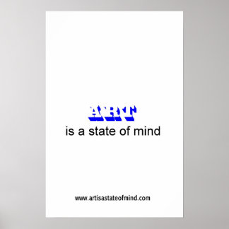 Póster ART is a state of mind