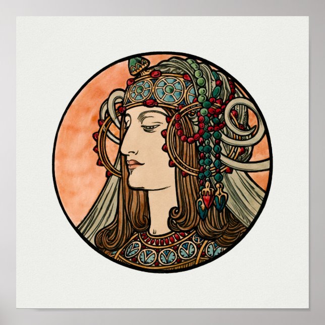 Póster Art Nouveau (Frente)