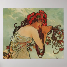 Póster Art Nouveau