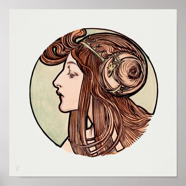 Póster Art Nouveau (Frente)