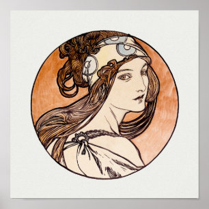 Póster Art Nouveau