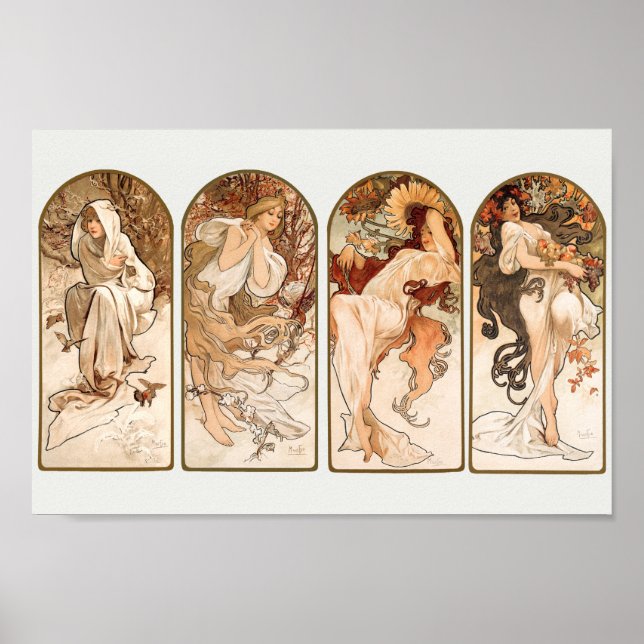 Póster Art Nouveau (Frente)