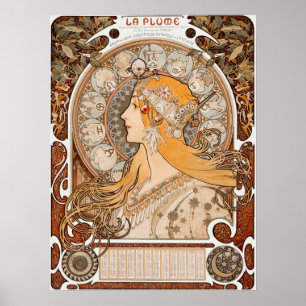 Póster Art Nouveau