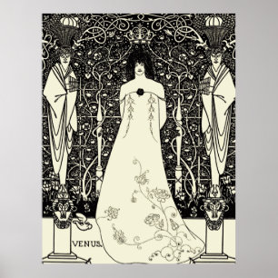 Póster Art Nouveau Aubrey Beardsley Venus