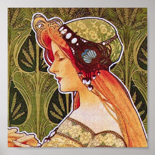 Póster Art Nouveau: "Biscuits" de Privat-Livemont (Frente)