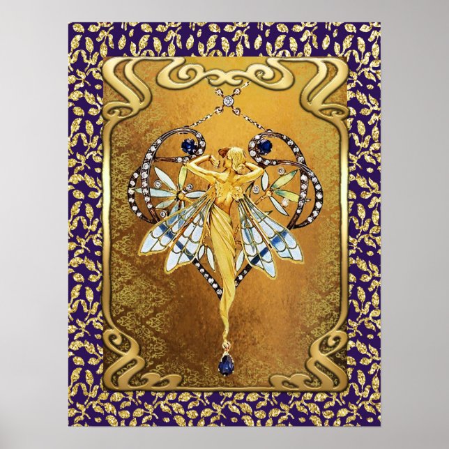Póster Art Nouveau (Fairy) (Frente)