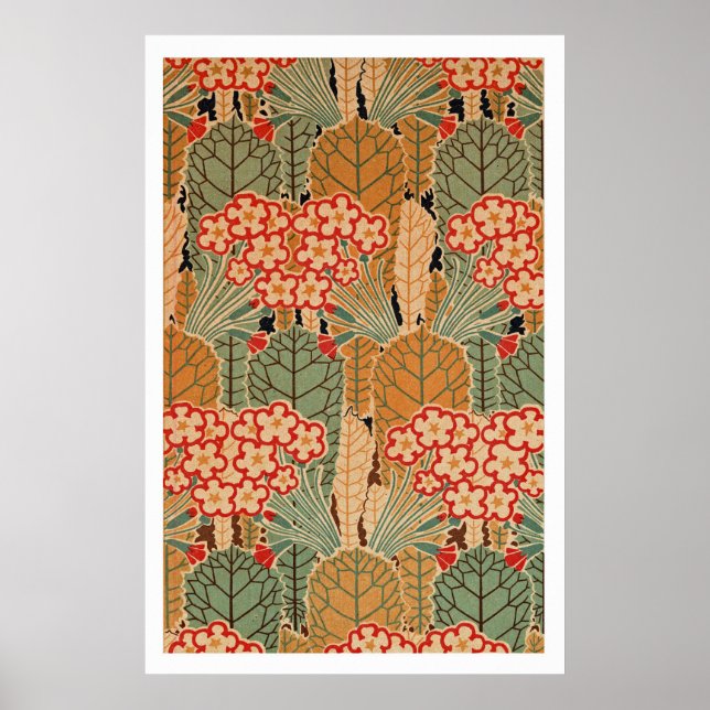 Póster Art Nouveau Pattern #1 at Emporio Moffa (Frente)