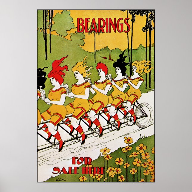 Póster Art Nouveau: Poster de publicidad de época - Beart (Frente)