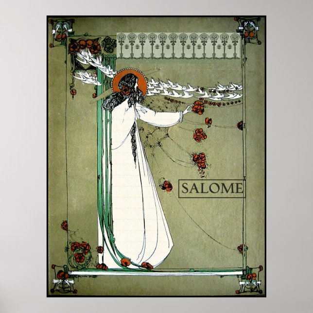Póster Art Nouveau Salome (Frente)