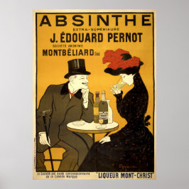 Póster Art Nouveau vintage Absinthe Ad by L. Cappiello