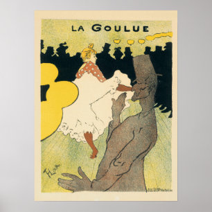 Póster Art Nouveau vintage, La Goulue de Toulouse Lautrec