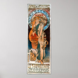 Póster Art Nouveau vintage La Samaritiane Sarah Bernhardt
