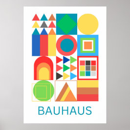 Póster Art of Bauhaus Minimalist Modern Design