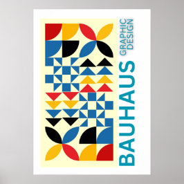 Póster Art of Bauhaus Minimalist Modern Design