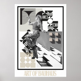 Póster Art of Bauhaus Minimalist Modern Design