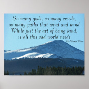 Póster Art of being kind