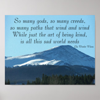 Póster Art of being kind