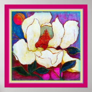 Póster ART-ON-CANVAS: Magnolia Heat.12"x12"