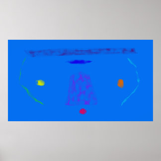 Póster Art Porpourri  Sky Blue Minimalist Abstract