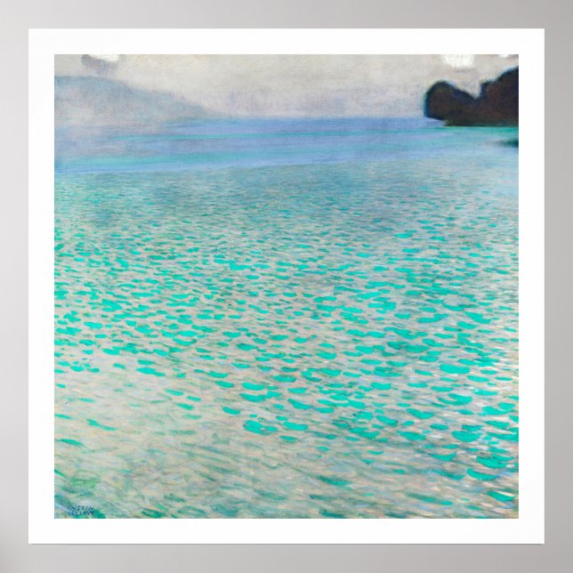 PÓSTER ART POSTER : GUSTAV KLIMT : ATTERSEE (Frente)