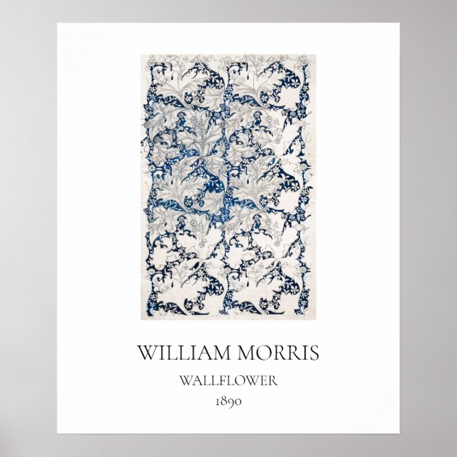 PÓSTER ART POSTER : WILLIAM MORRIS : WALLFLOWER (Frente)