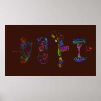 Póster Art Potpourri  Dark Brown Minimalist Abstract