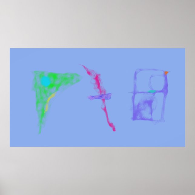 Póster Art Potpourri  Gray Minimalist (Frente)