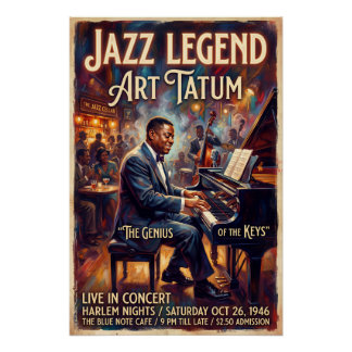 Póster Art Tatum 