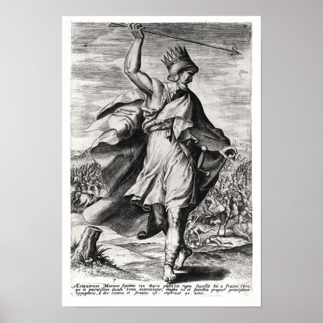 Póster Artaxerjes II Rey de Persia (Frente)
