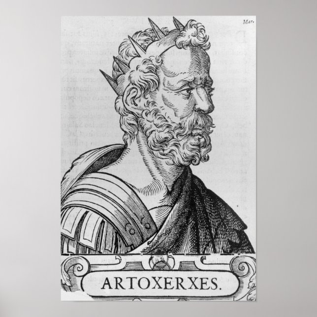 Póster Artaxerjes II Rey de Persia (Frente)