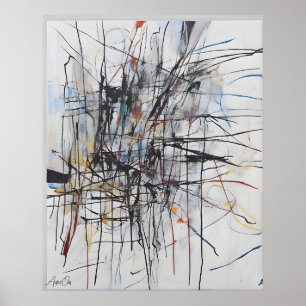 Póster Arte abstracto Contenido de IA