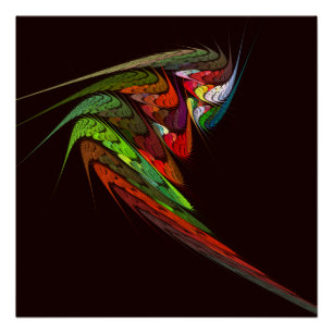 Póster Arte abstracto de Chameleon