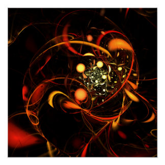 Póster Arte abstracto de latido