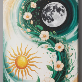 Póster Arte abstracto moderno: Pasteles suaves y ambiente