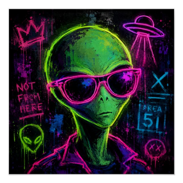 Póster Arte Alien (Anverso)