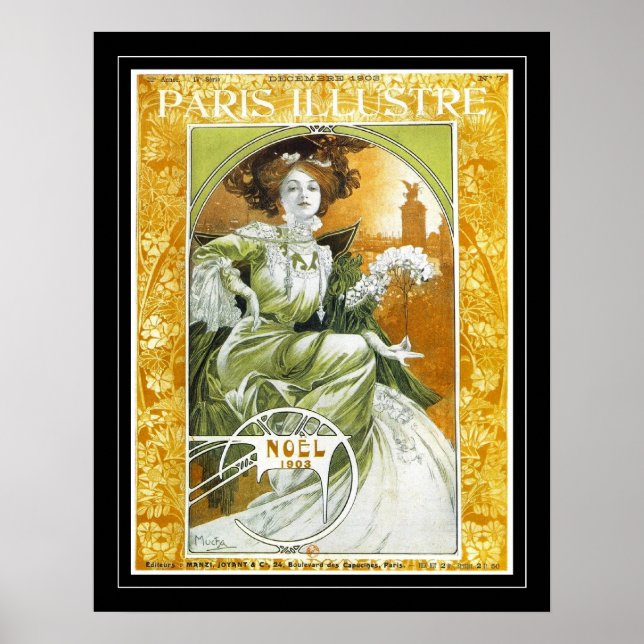 Póster Arte Antiguo Alphonse Mucha (Frente)