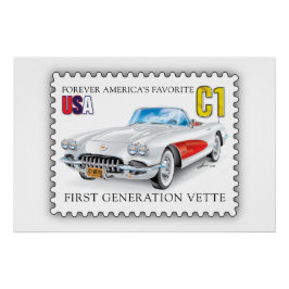 PÓSTER ARTE AUTOMÓVIL C-ONE