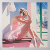 ?Arte ballet en pasteles suaves